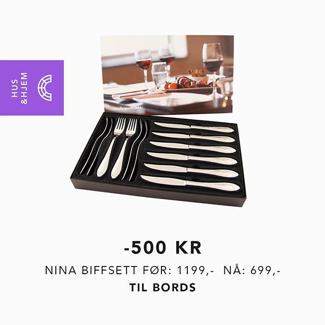 Lekkert Nina biffbestikk fra Tilbords - 500 kr?? #husoghjemgalleriet #galleriet #gavegalleriet #gallerietbergen?? #julegavetips #gallerietbergen #bergen #bergensentrum #salg #interior #interiør #inspirasjon